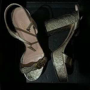 Gucci Marmont Wedge Platforms